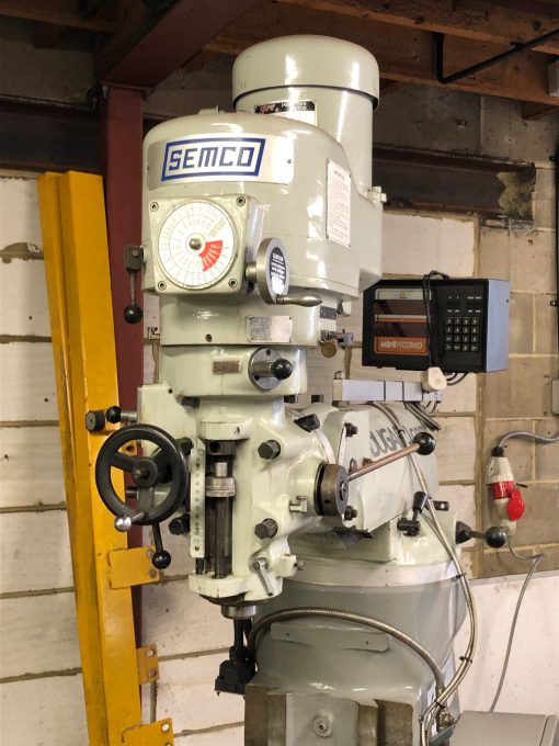 SOLD / Semco LC 1 1/2VS Turret Mill - Image 2
