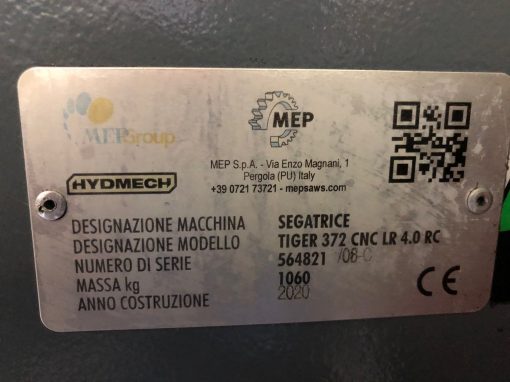MEP Tiger 372 CNC LR 4.0 Automatic Mitre Head Circular Saw - Image 7