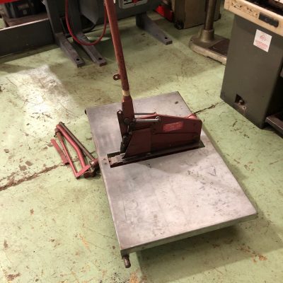 SOLD / Gabro 3M2 Hand Lever Shear / Notcher