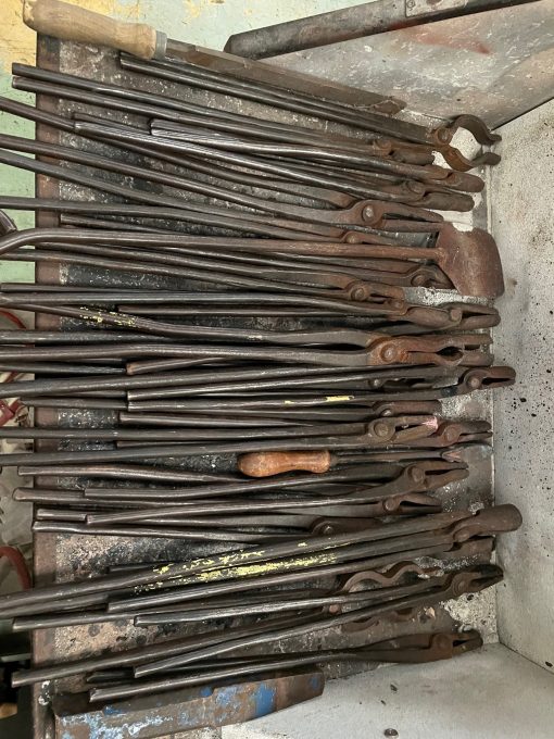 SOLD / Assorted Blacksmith's Tongs / Forge Tools