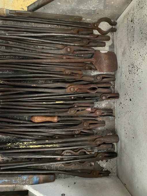 SOLD / Assorted Blacksmith's Tongs / Forge Tools - Image 2