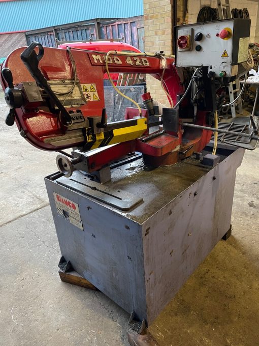 SOLD / Bianco 420MAN Horizontal Mitre Bandsaw - Image 2