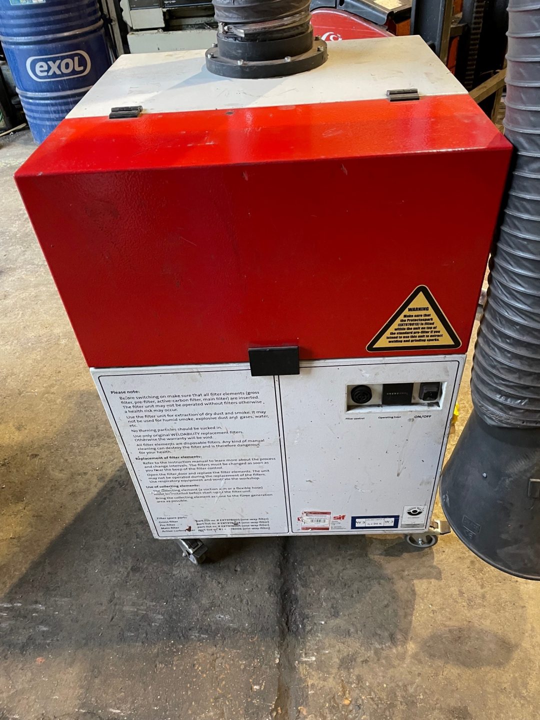 SOLD / Weldability ProtectoXtract Mobile Fume Extractor Chiviott