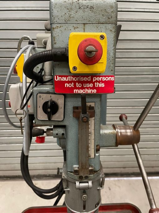 SOLD / Gima IG 30 24 Geared Head Pedestal Drill - Image 2