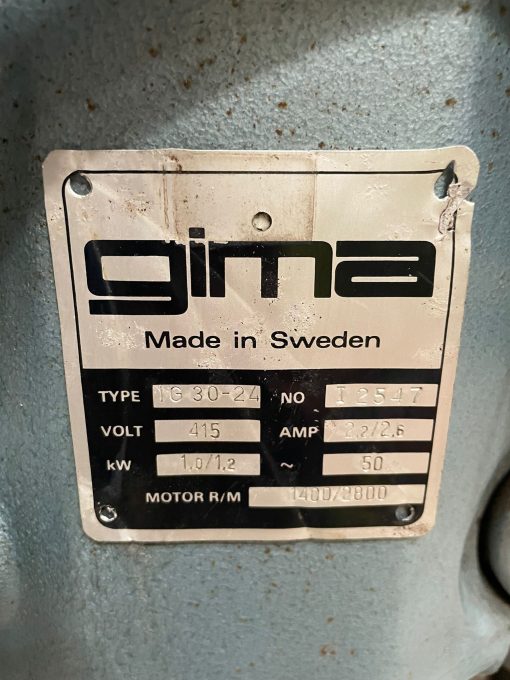 SOLD / Gima IG 30 24 Geared Head Pedestal Drill - Image 6