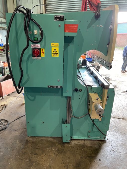 SOLD / Promecam RG 50 20 Hydraulic Upstroke Pressbrake - Image 5