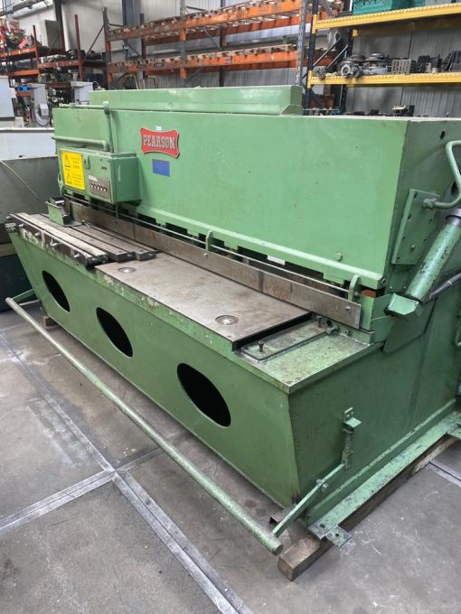SOLD / Pearson 8' x 1/4" Hydraulic Shear - Image 2