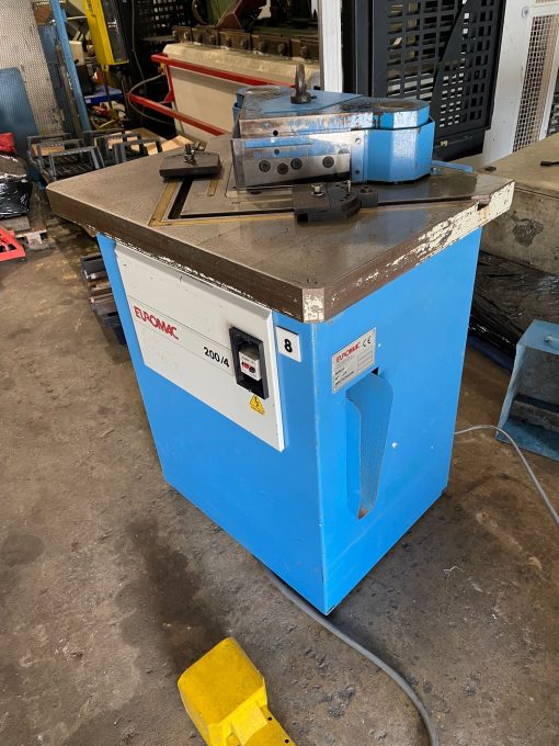 SOLD / Euromac 200/4 Corner Notcher - Image 2
