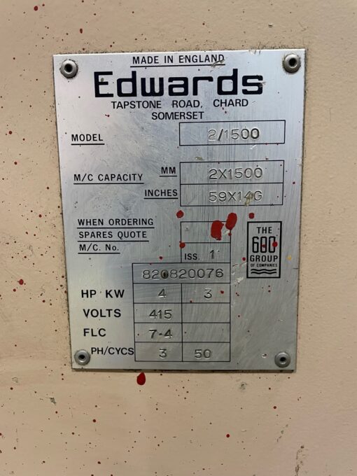SOLD / Edwards Popular Mechanical Shear - Image 3