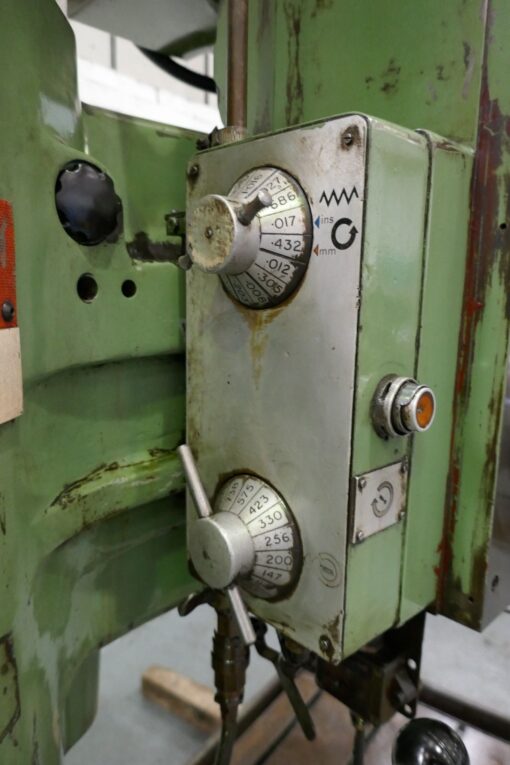 SOLD / Asquith Power Thrust 2PT 12-54 Radial Arm Drill - Image 2
