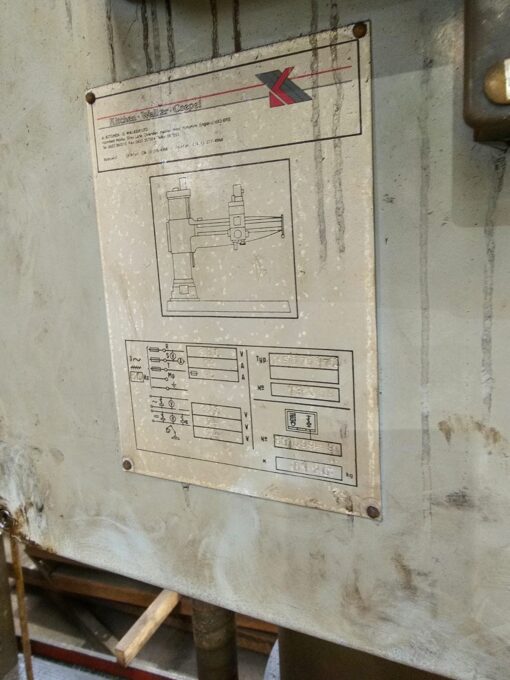 SOLD / Kitchen Walker Csepel RFH 75/1750 Radial Arm Drill - Image 5