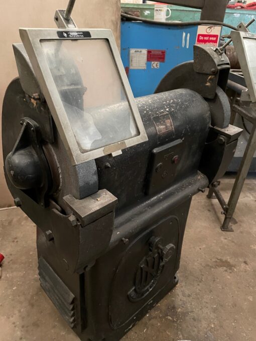 SOLD / N I Heavy Duty Double Ended Pedestal Grinder - Image 4