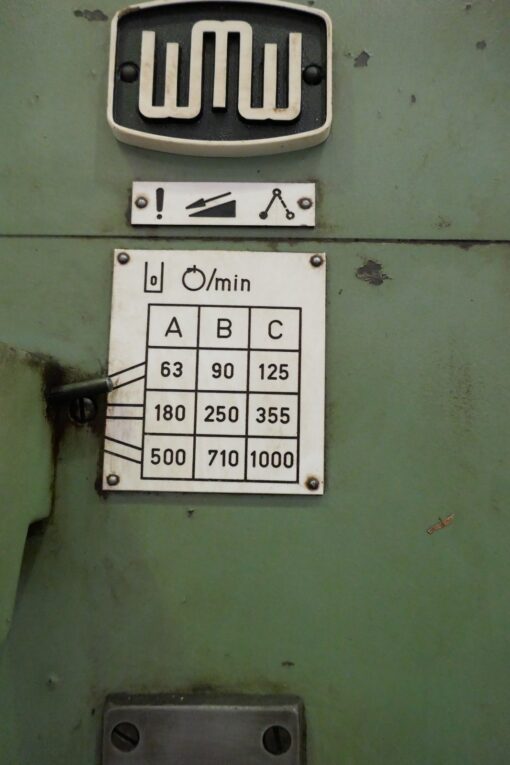SOLD / WMW BK 4 AI Geared Head Pedestal Drill - Image 5