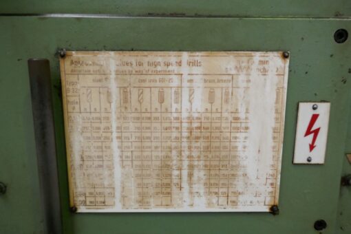 SOLD / WMW BK 4 AI Geared Head Pedestal Drill - Image 3