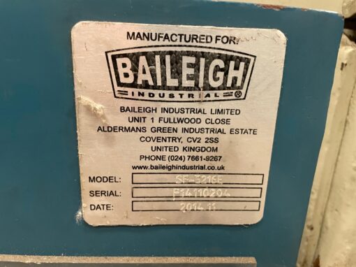 SOLD / Baileigh SF-5216E Treadle Shear - Image 3
