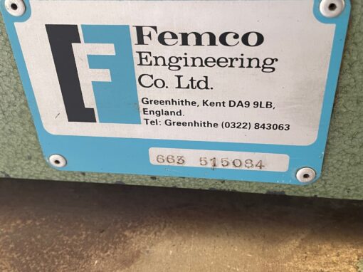 SOLD / Femco HN663 Hydraulic Corner Notcher - Image 2