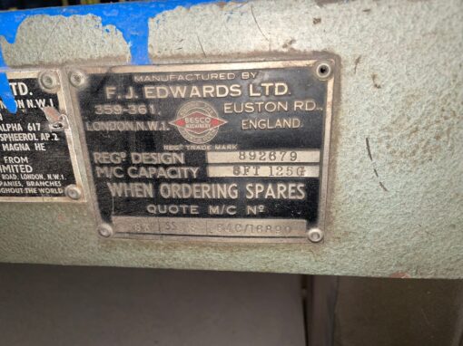 SOLD / Edwards Besco Truecut 8/125 Mechanical Shear - Image 5