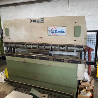 SOLD / Rico RQH 25-60 Hydraulic Upstroke Pressbrake