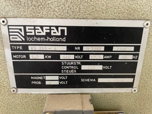 SOLD / Safan VS 255-4 Hydraulic Shear - Image 2