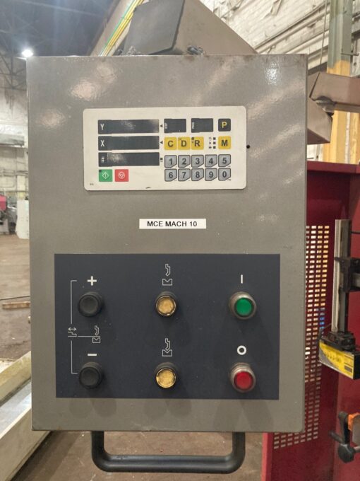 SOLD / Morgan Rushworth PB NC 3100/200 Hydraulic Downstroke Pressbrake - Image 6