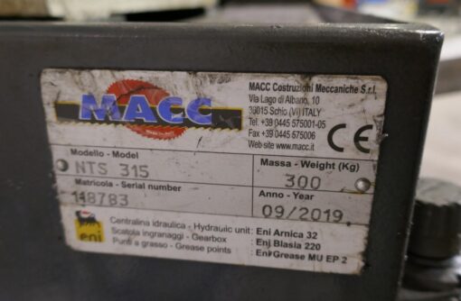 SOLD / Macc NTS 315 Semi-Auto Vertical Action Circular saw - Image 8
