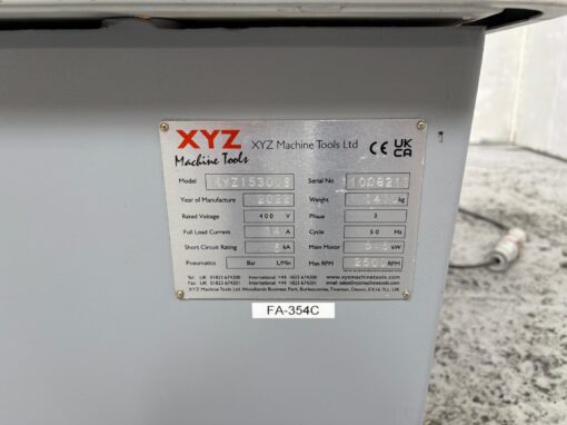 XYZ 1530VS Gap Bed Centre Lathe - Image 2