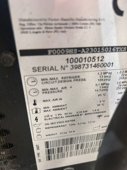 Hydrovane HV04 / 504PURS 10 Rotary Vane Compressor - Image 5