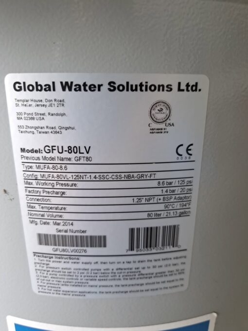 Flow-Thru GFU-80LV Water Recirculating Device - Image 3