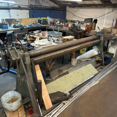 A J Morgan Manual Geared Pinch Bending Rolls